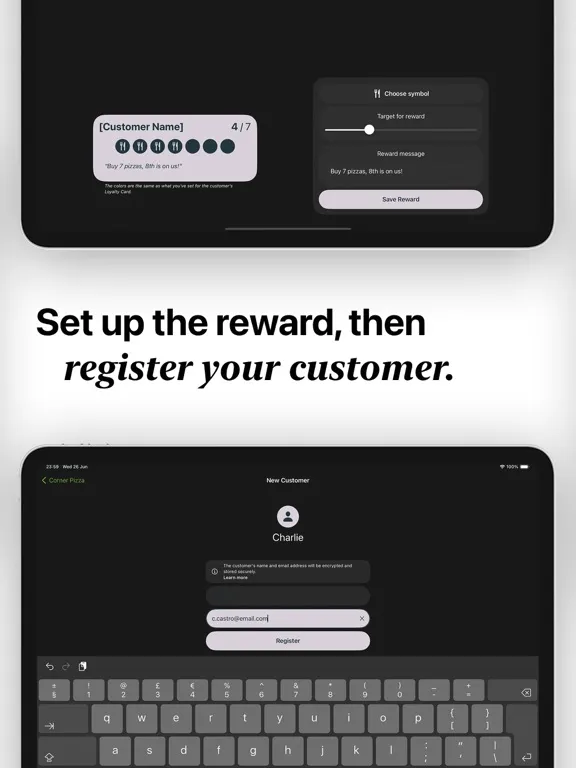 Loyalty Pro iPad  سکرین شاٹس