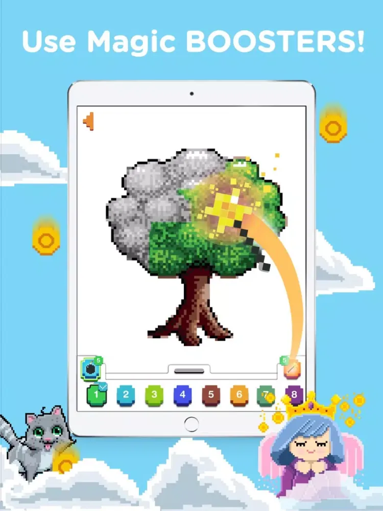 Capturas de tela do Super Pixel: Color by Number iPad 
