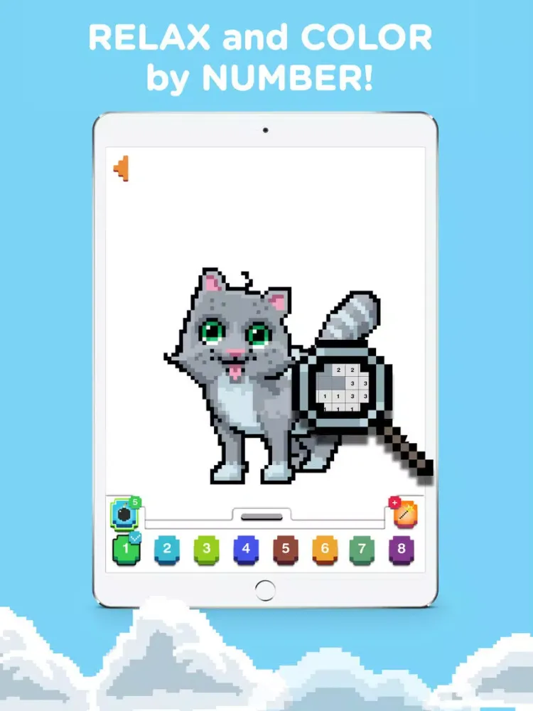 Capturas de tela do Super Pixel: Color by Number iPad 