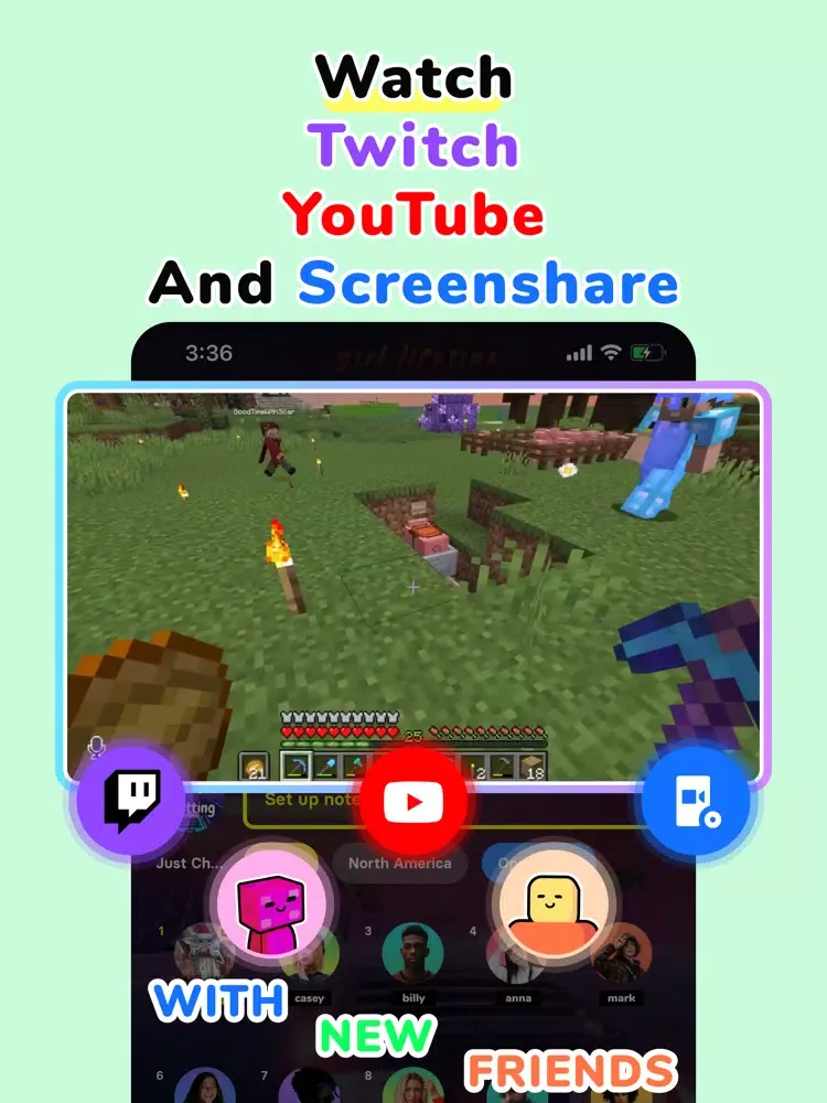 Скриншоты Houseparty HMU: Roblox Discord iPad 