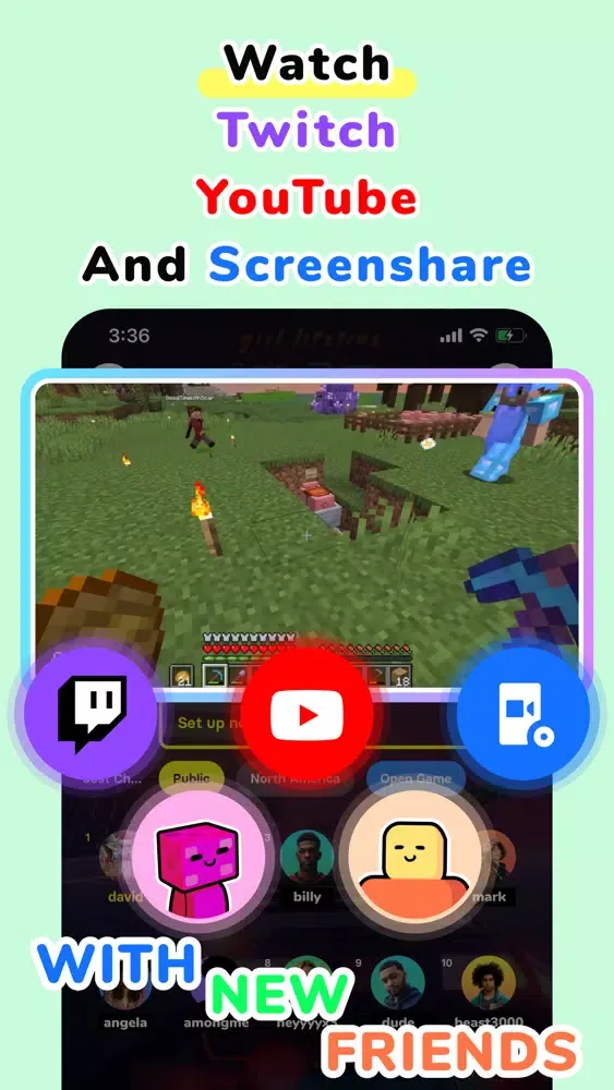 Скриншоты Houseparty HMU: Roblox Discord