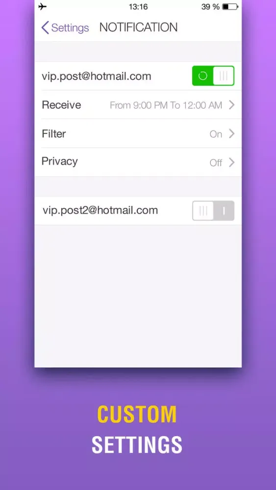 Скриншоты Rainbow Mail – Email Client