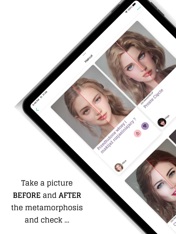 MakeMeUp iPad  Screenshots