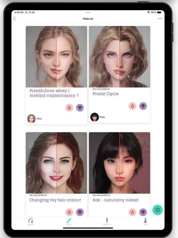 صور MakeMeUp iPad 
