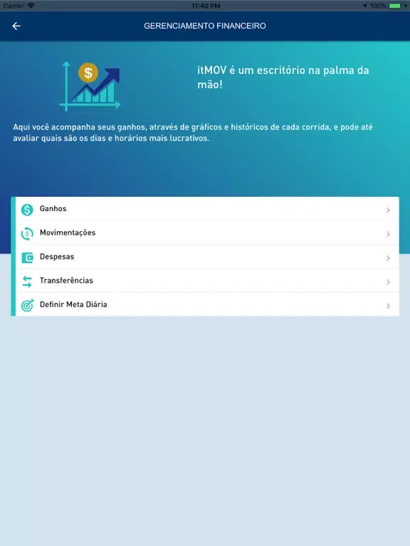 Скриншоты itMOV Motorista iPad 