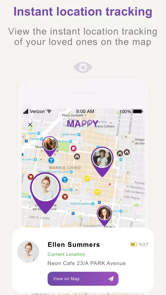 ภาพหน้าจอของ Mappy Family & Friends Tracker