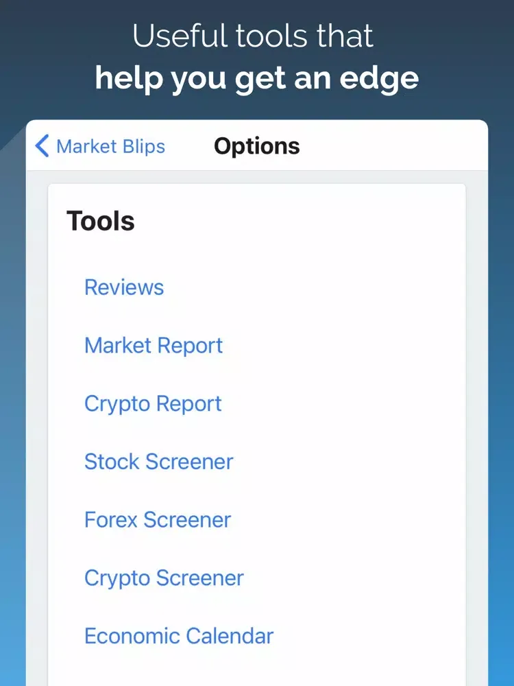 صور Market Blips - News & Analysis iPad 
