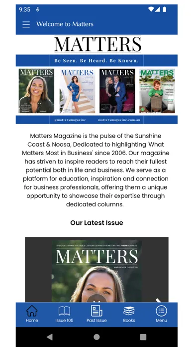 Скриншоты Matters Magazine