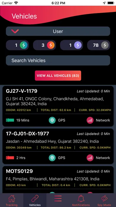 MAXTRACK GPS 스크린샷