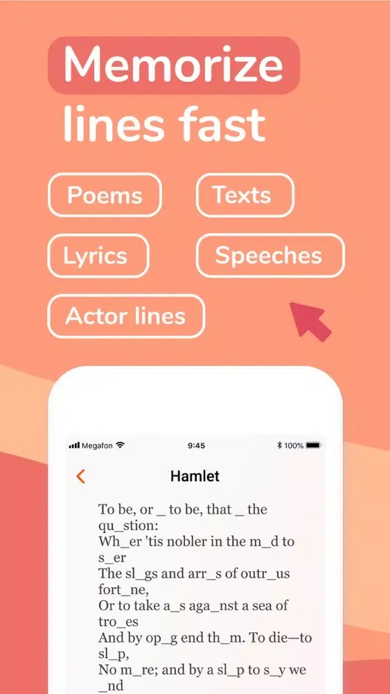 Ảnh chụp màn hình của Memorize Me – Learn Text