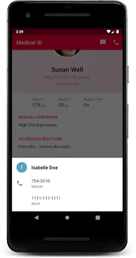 Medical ID (premium) স্ক্রিনশট