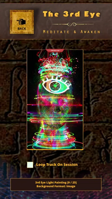 Capturas de tela do The 3rd Eye App