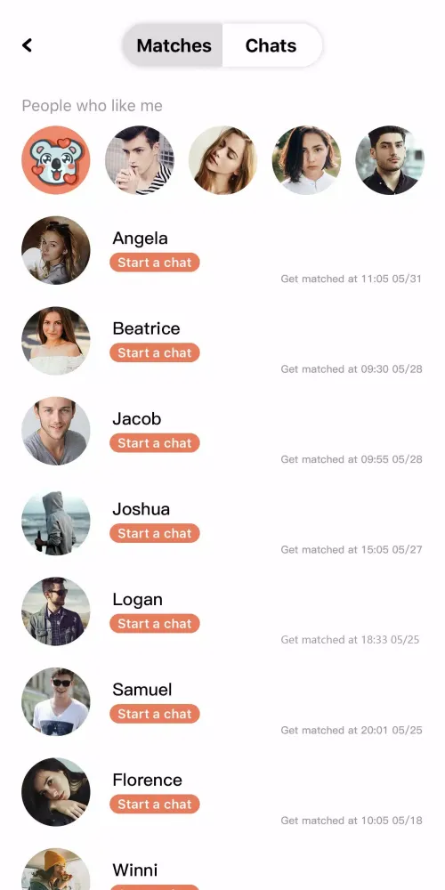 MeetYa Match, Chat, Meet, Date Screenshots
