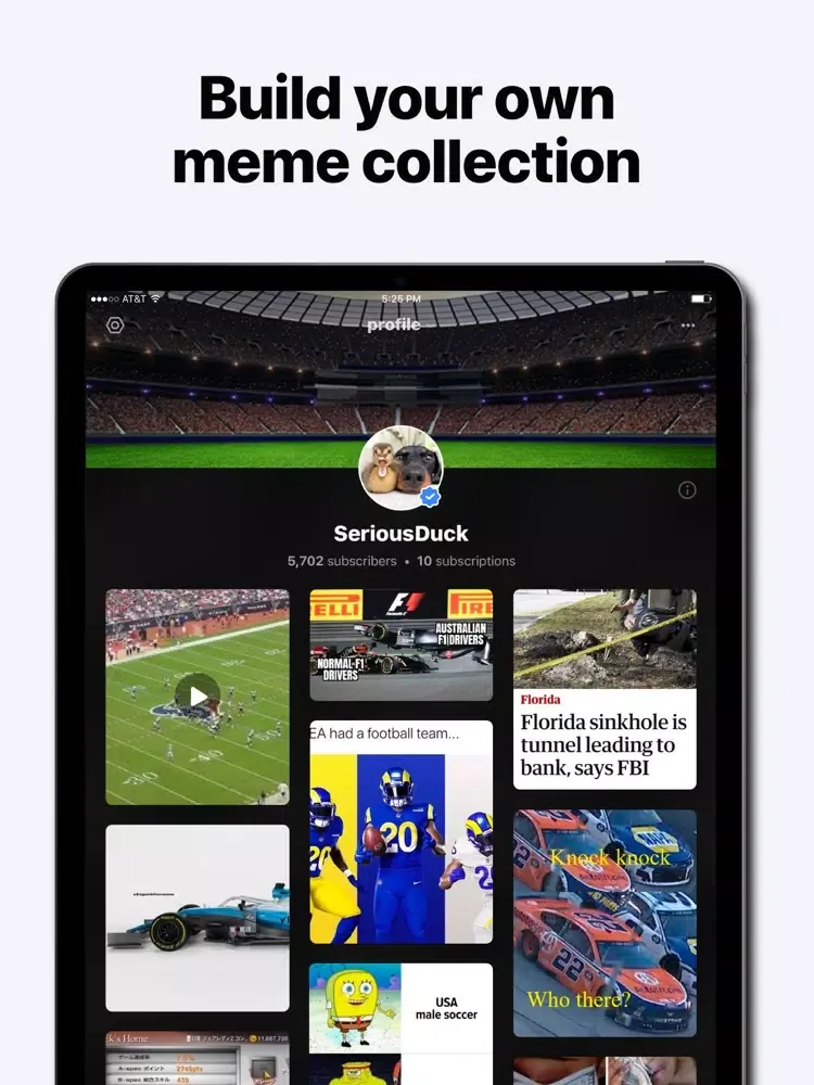 Captures d'écran de Meme TV — News & Sports Memes iPad 