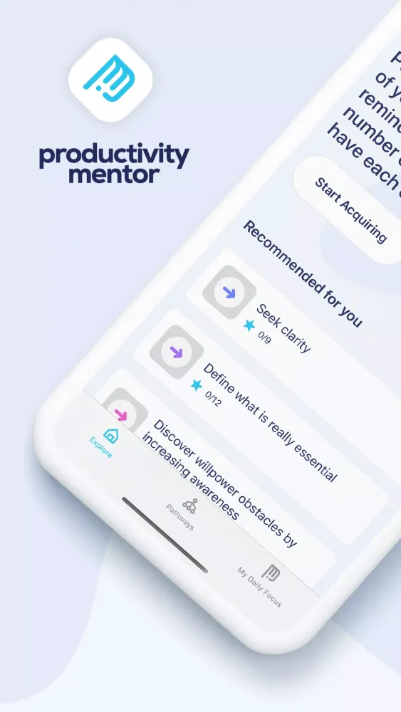 ProductivityMentor 스크린샷