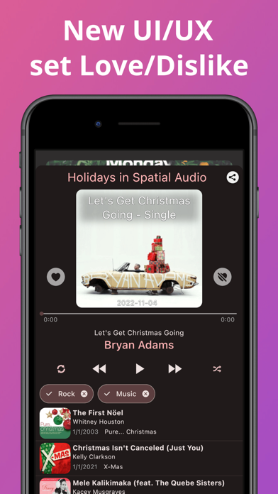 Captures d'écran de Player for Apple Music: Meows