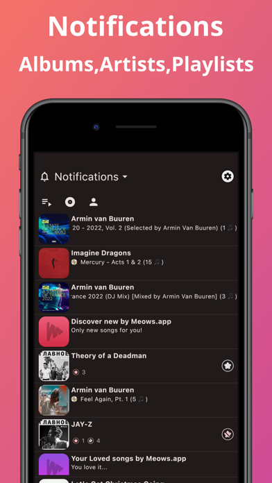 Captures d'écran de Player for Apple Music: Meows