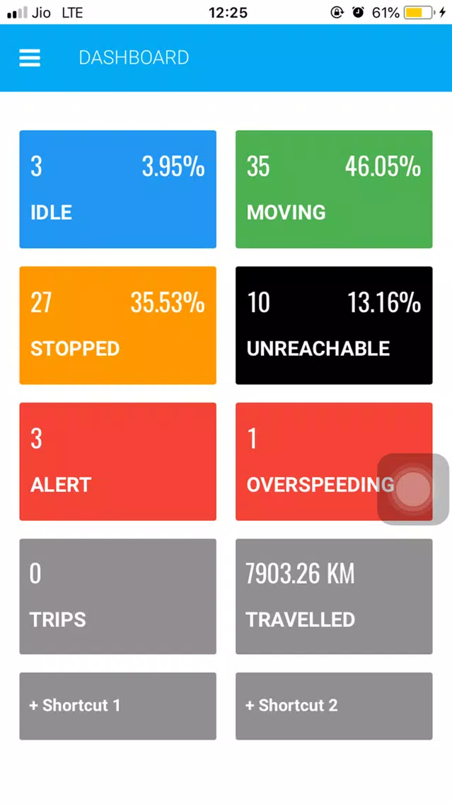 MICOP GPS Screenshots