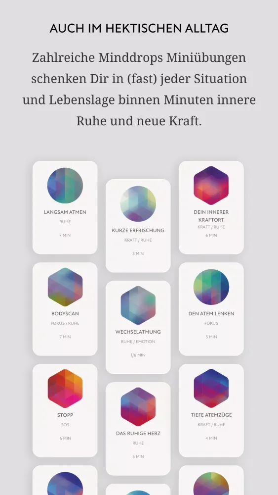 Minddrops Entspannung & Schlaf Screenshots