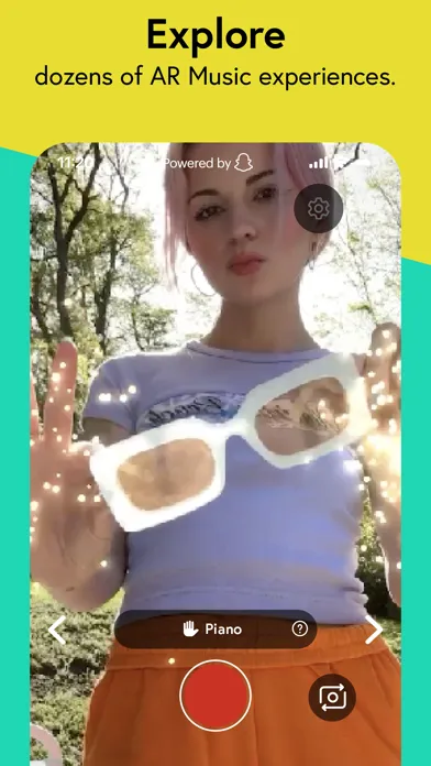 Capturas de tela do Minibeats - AR Musical Camera