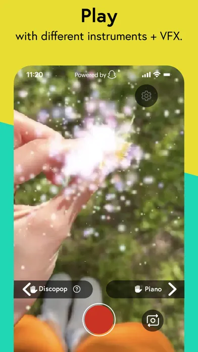 Capturas de tela do Minibeats - AR Musical Camera