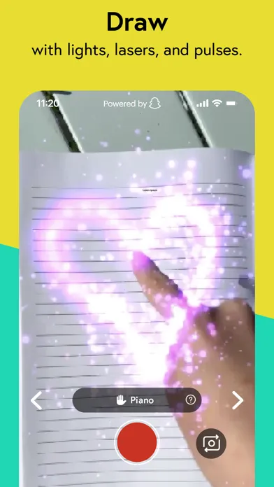 Capturas de tela do Minibeats - AR Musical Camera
