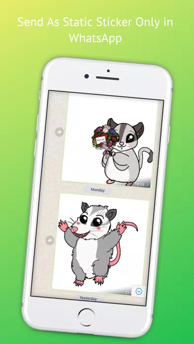 تصاویر Mitzi Opossum Emoji's