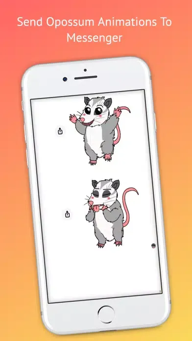 Screenshot di Mitzi Opossum Emoji's