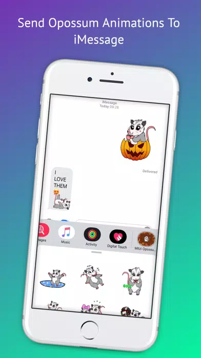 تصاویر Mitzi Opossum Emoji's