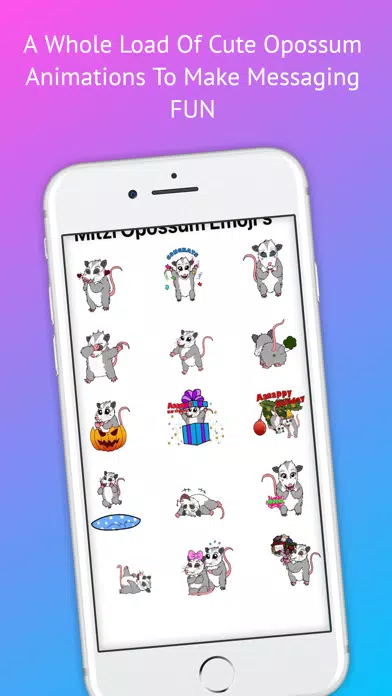 تصاویر Mitzi Opossum Emoji's