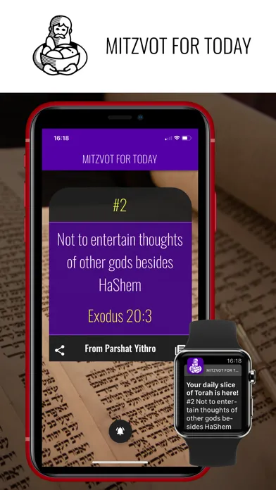ภาพหน้าจอของ Mitzvot For Today