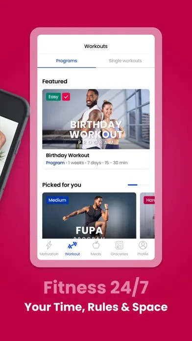 Скриншоты ML.Fitness Workout For Women