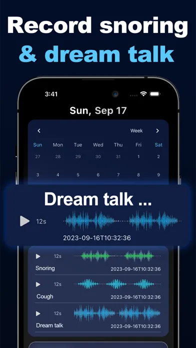 Screenshot di SleepEase: Sleep Tracker, Calm
