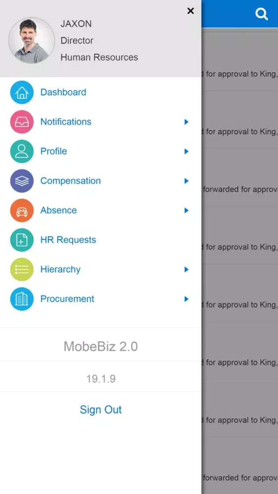 Скриншоты MobeBiz 2.0