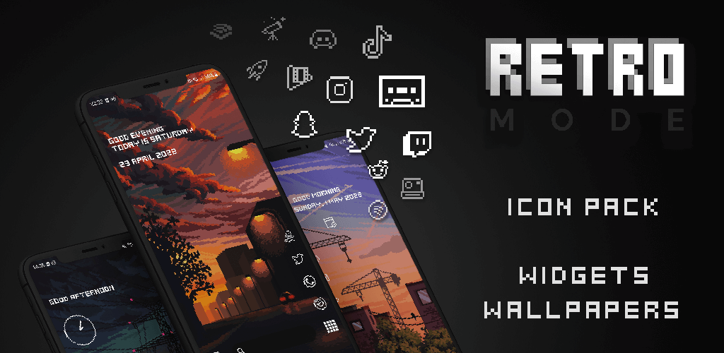 Retro Mode - Icon Pack (Light)