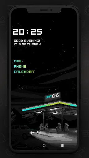Retro Mode - Icon Pack (Neon) Screenshots