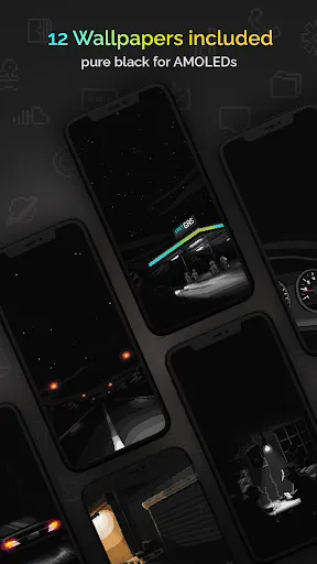 Retro Mode - Icon Pack (Neon) Screenshots