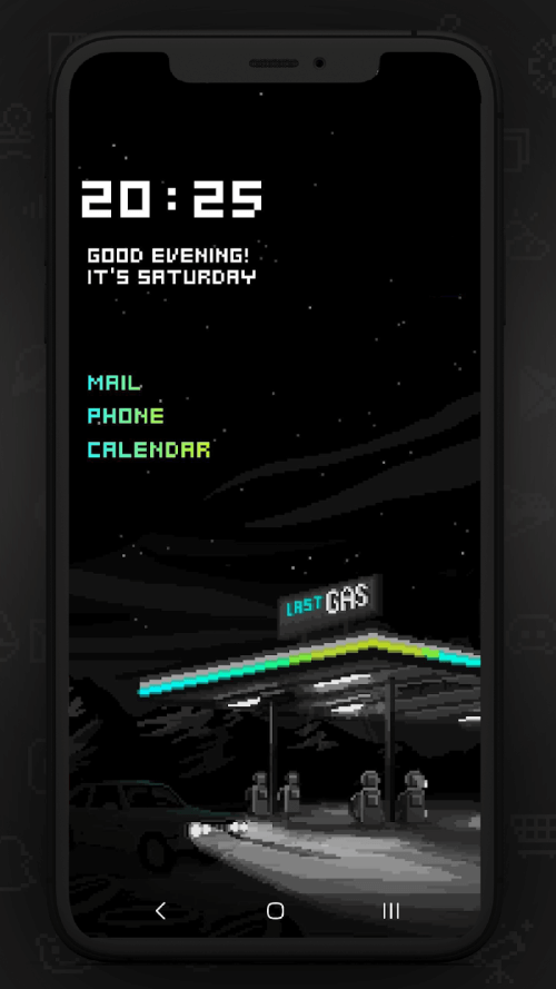 Retro Mode - Icon Pack (Neon)-screenshot-4