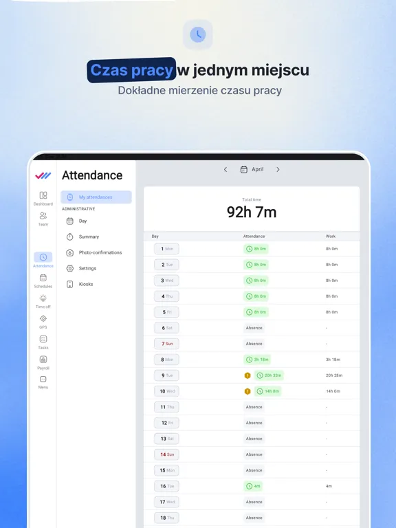 Screenshot di Moniti iPad 