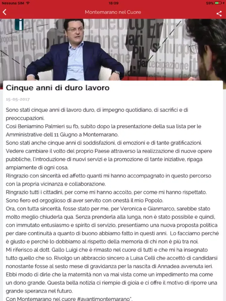 Montemarano nel Cuore iPad  Screenshots