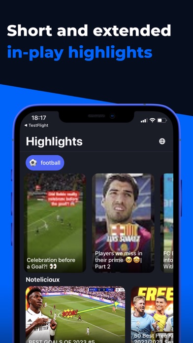 MoreScore Sports Results Screenshots