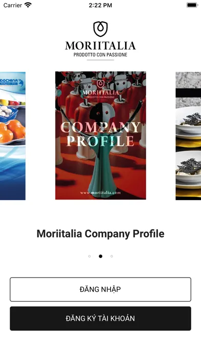 Screenshot di MORIITALIA - KH DOANH NGHIỆP