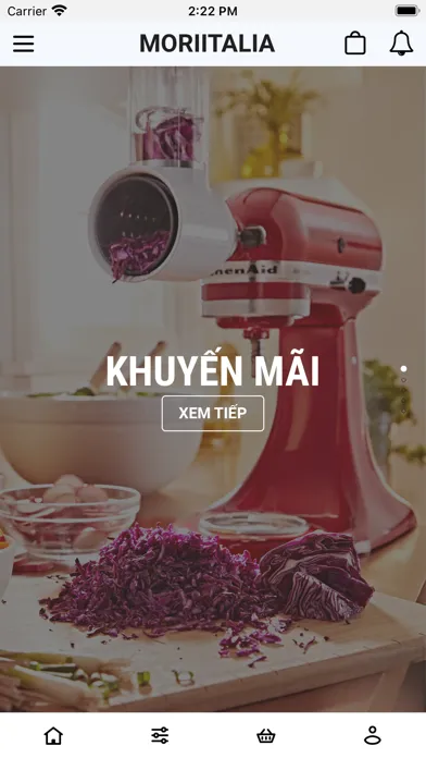 Screenshot di MORIITALIA - KH DOANH NGHIỆP