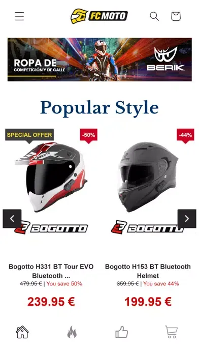 Shop FC-Moto スクリーンショット