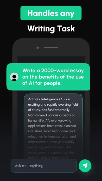 Ảnh chụp màn hình của Ask2AI: Ask AI Chat Assistant
