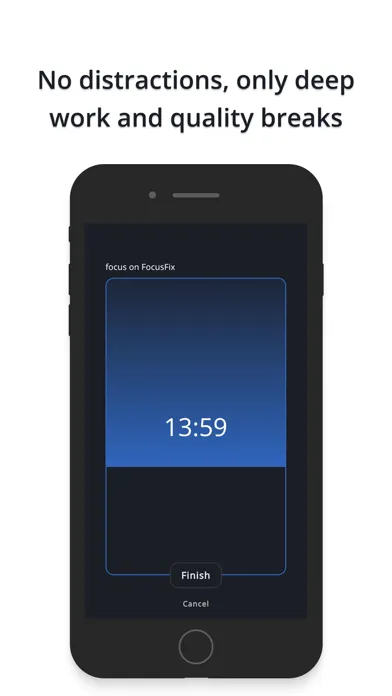 FocusFix: Work Timer, Manager スクリーンショット