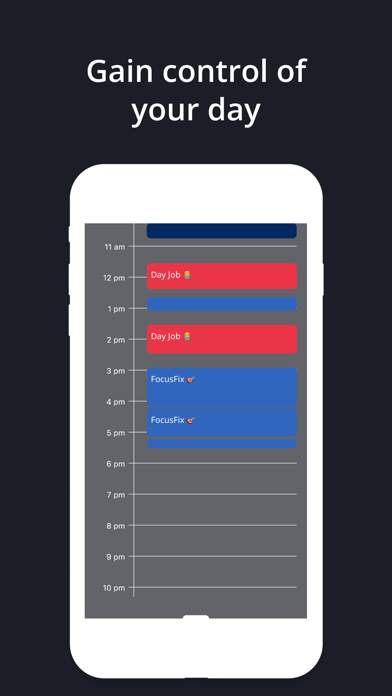 Captures d'écran de FocusFix: Work Timer, Manager