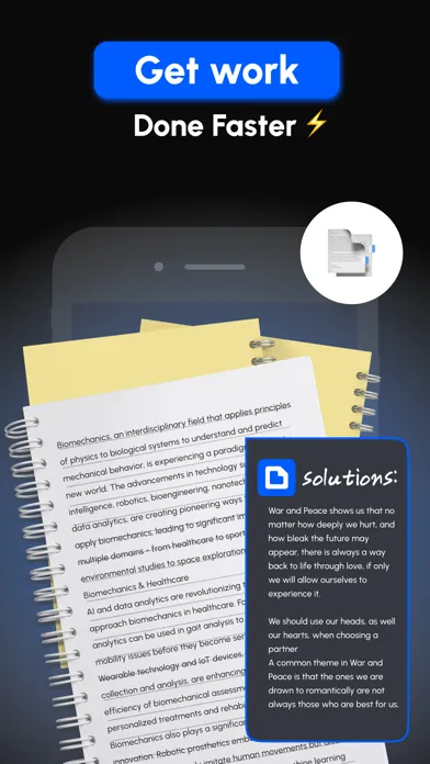 Captures d'écran de ChatPDF: AI Chat & PDF Summary
