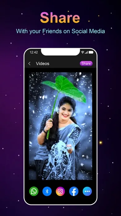 Tangkapan layar Status Videos - Video maker