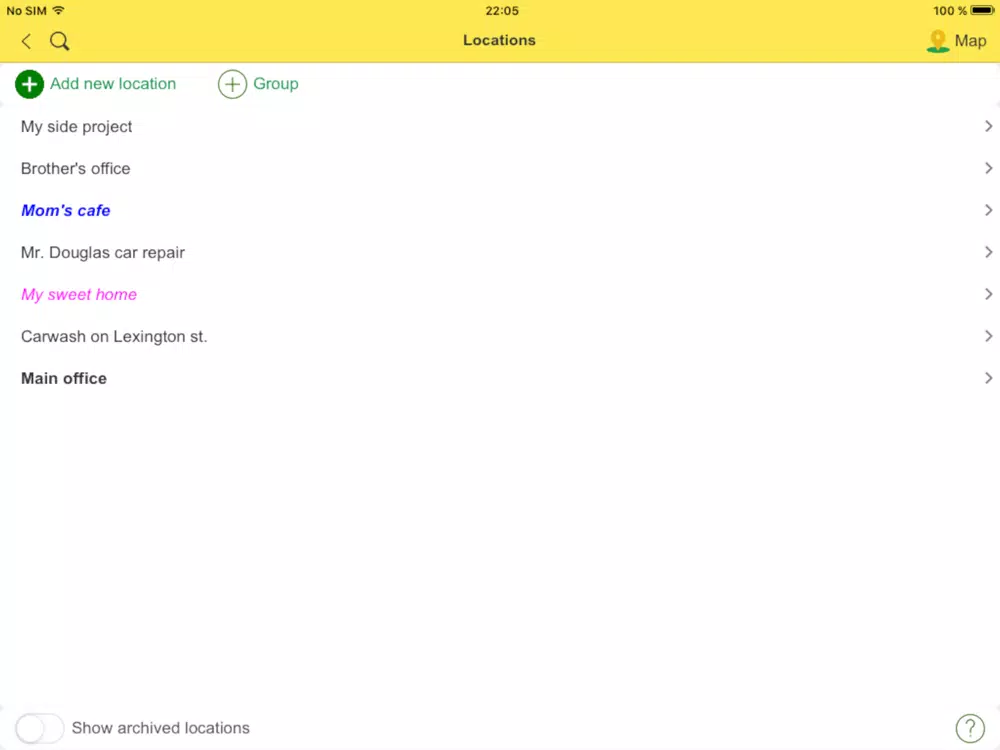 Tangkapan skrin myCRM: Todo & task manager iPad 